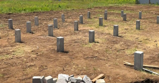Фундамент на забивных жб сваях под ключ в Лянторе - фундамент из забивных железобетонных свай цена от 3216 руб/м2